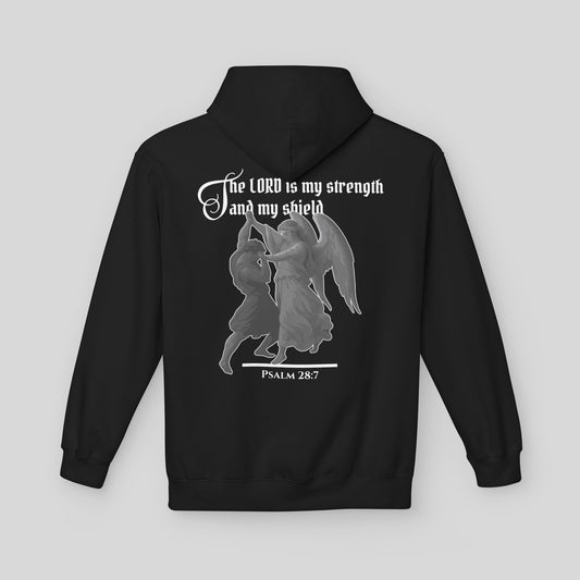 Strength and Shield - Men's Hoodie (Dark Edition)