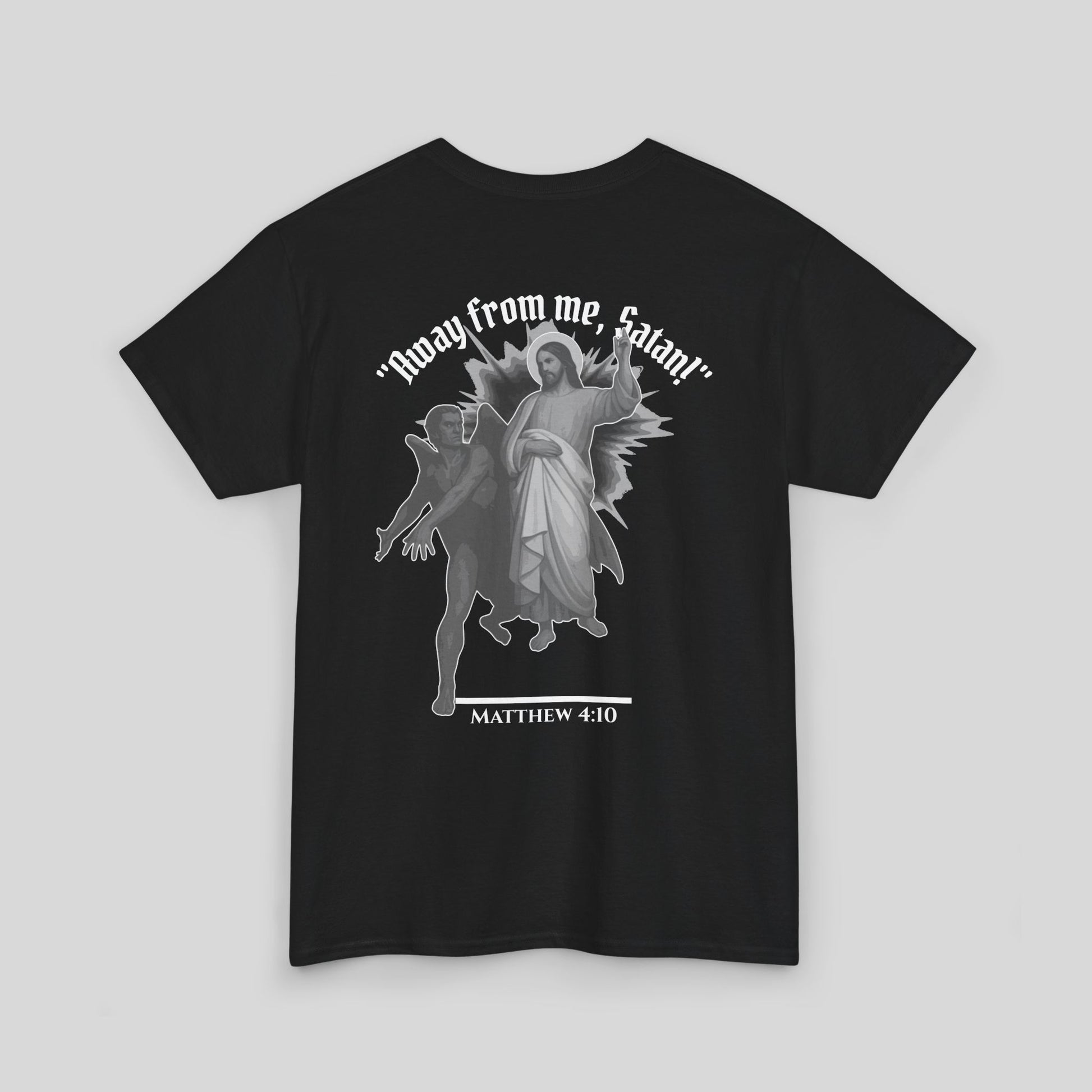 Temptation of Christ - Men's T-Shirt (Dark Edition)
