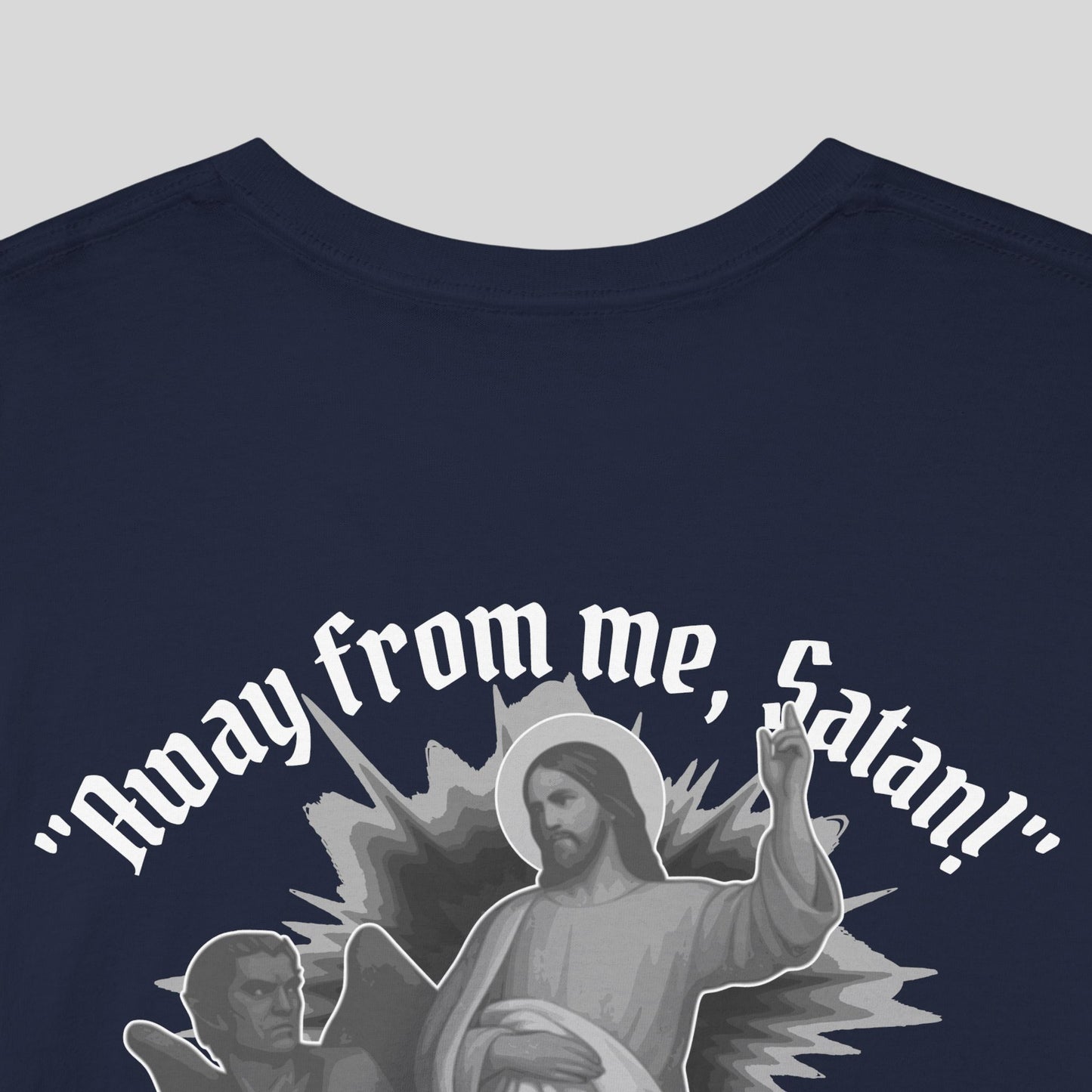 Temptation of Christ - Men's T-Shirt (Dark Edition)