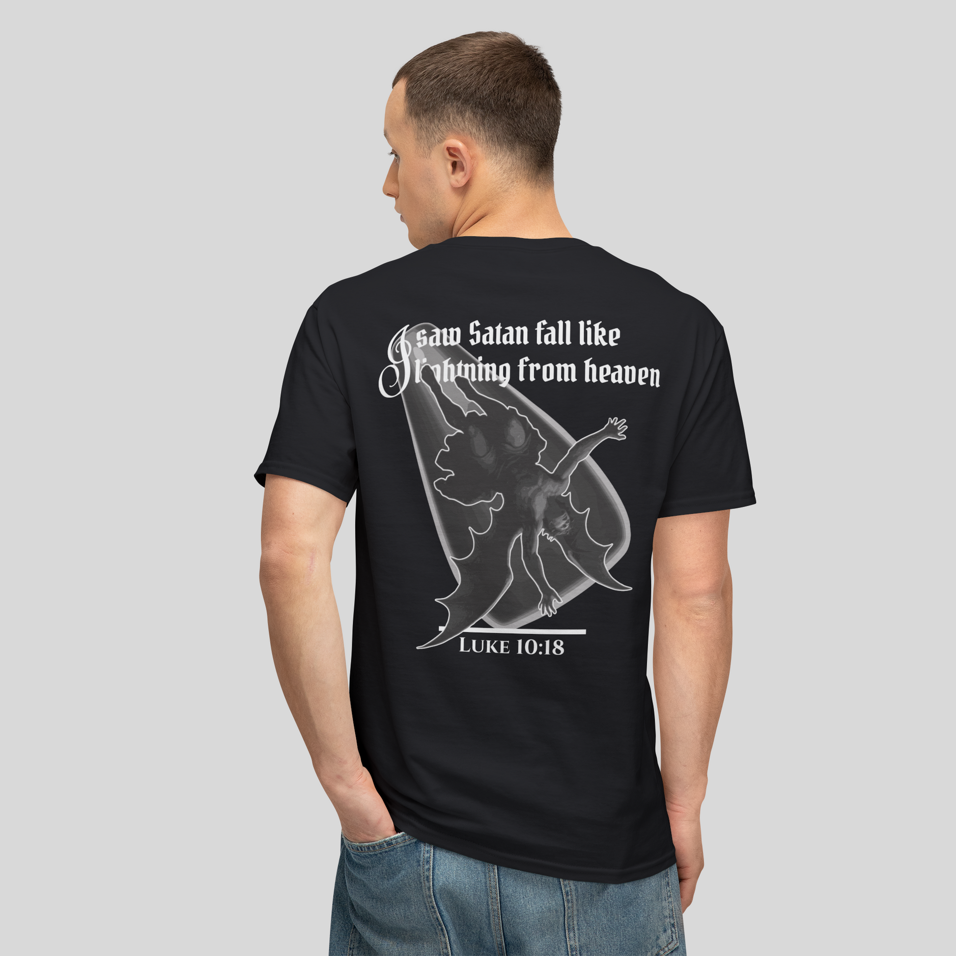 The Fallen Angel – Men’s T-Shirt (Dark Edition) Black