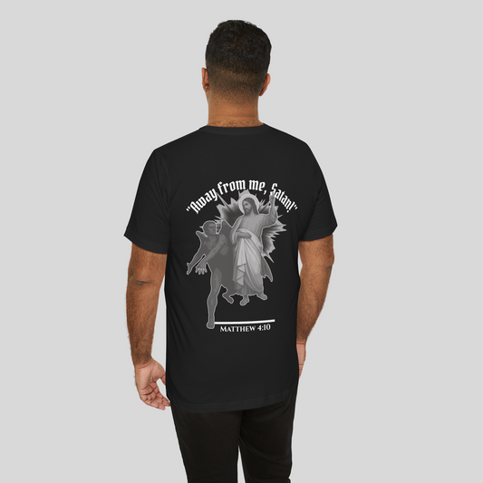 Temptation of Christ - Men's T-Shirt (Dark Edition) Black
