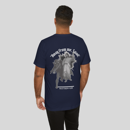 Temptation of Christ - Men's T-Shirt (Dark Edition) Navy