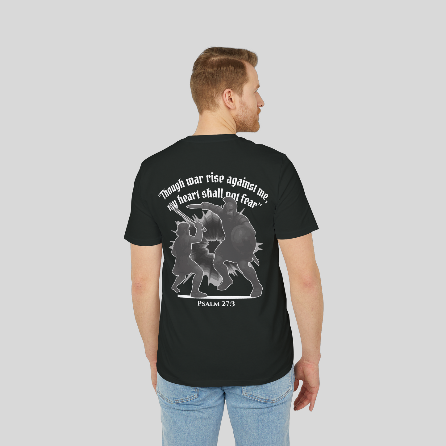 David vs Goliath - Men's T-Shirt (Dark Edition) Black