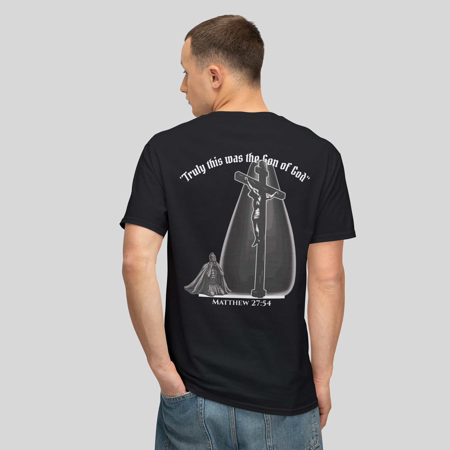 Truly Son of God - Men's T-Shirt (Dark Edition) Black