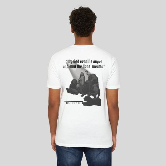 Daniel in the Lions’ Den - Men's T-Shirt (Light Edition) White