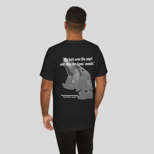 Daniel in the Lions’ Den - Men's T-Shirt (Dark Edition) Black
