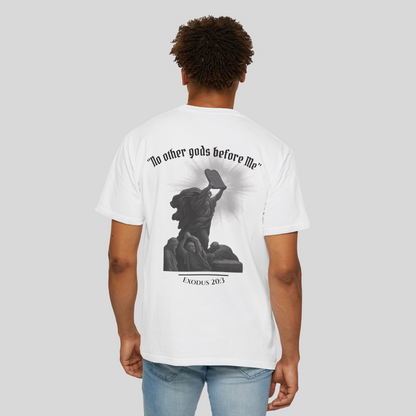 Moses Ten Commandments - Men's T-Shirt (Light Edition) White