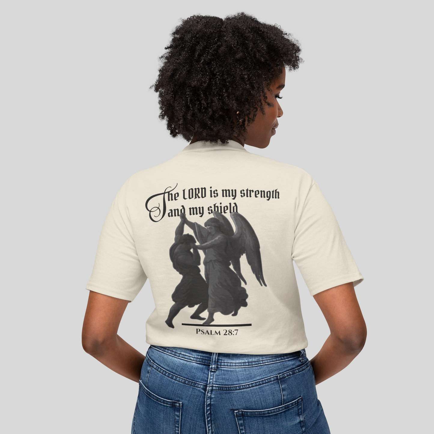 Strength and Shield - Women's T-Shirt (Light Edition) Beige