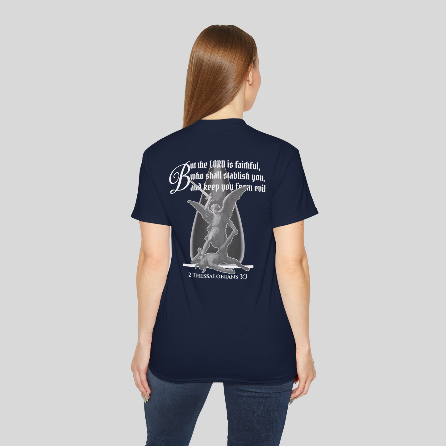 Defender of Faith - Women's T-Shirt (Dark Edition) Navy