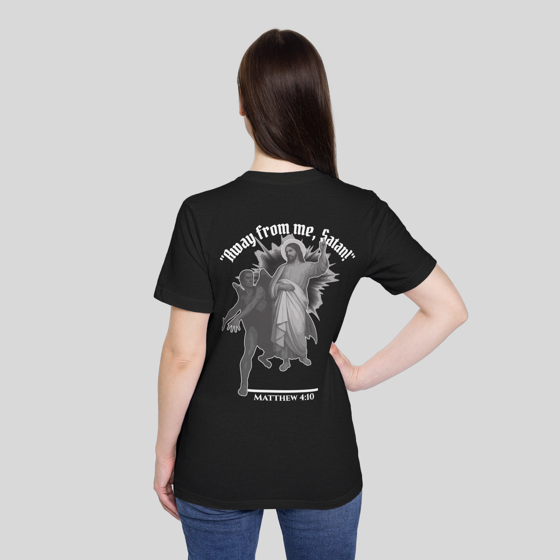 Temptation of Christ - Women's T-Shirt (Dark Edition) Black