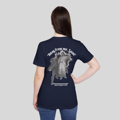 Temptation of Christ - Women's T-Shirt (Dark Edition) Navy
