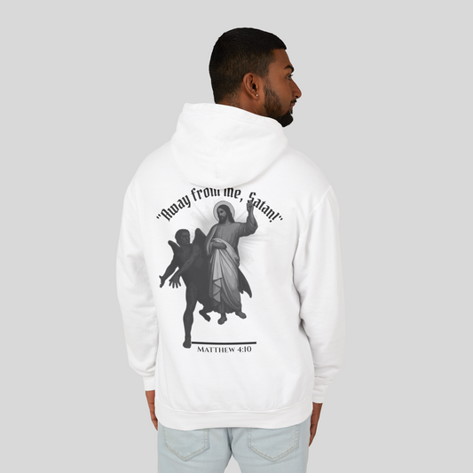 Temptation of Christ - Men's Hoodie (Light Edition) White