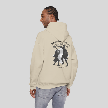 David vs Goliath - Men's Hoodie (Light Edition) Beige