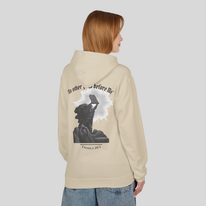 Moses Ten Commandments - Women's Hoodie (Light Edition) Beige