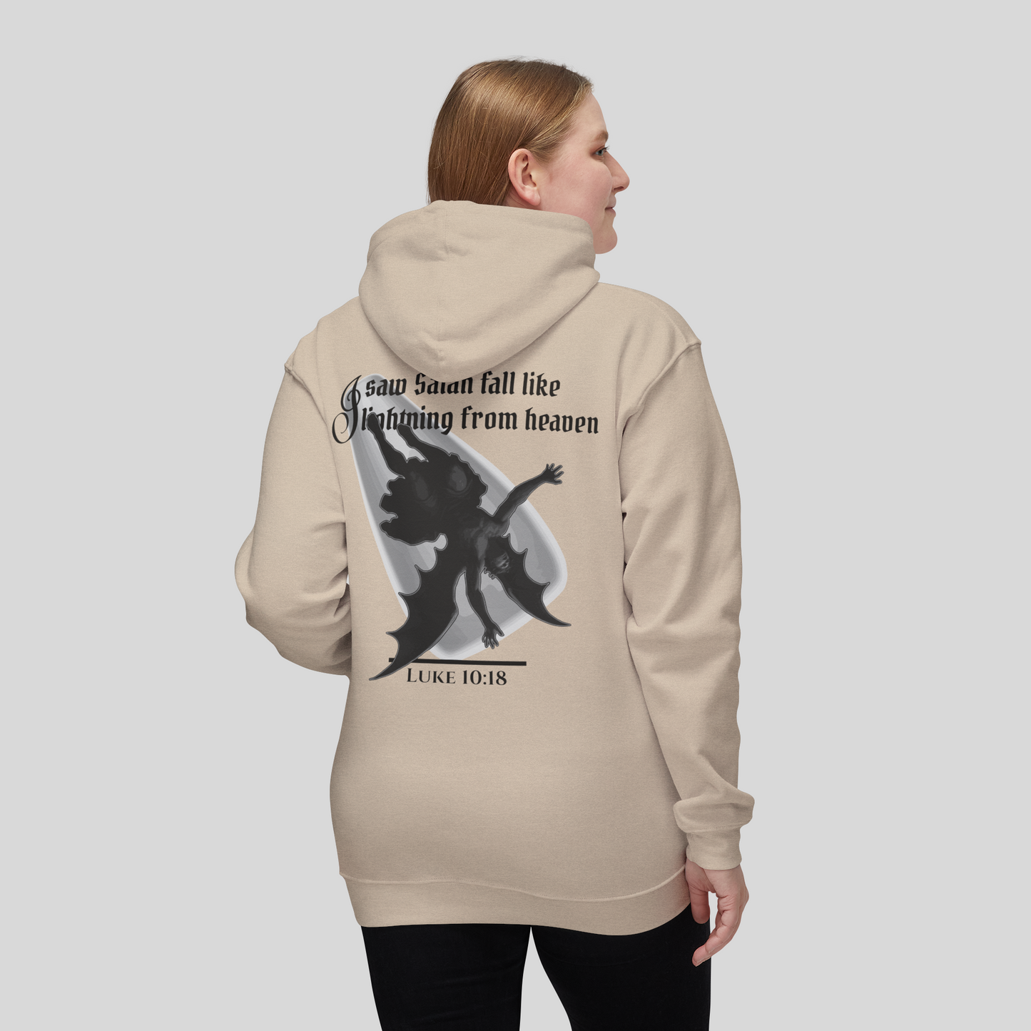 The Fallen Angel - Women's Hoodie (Light Edition) Beige