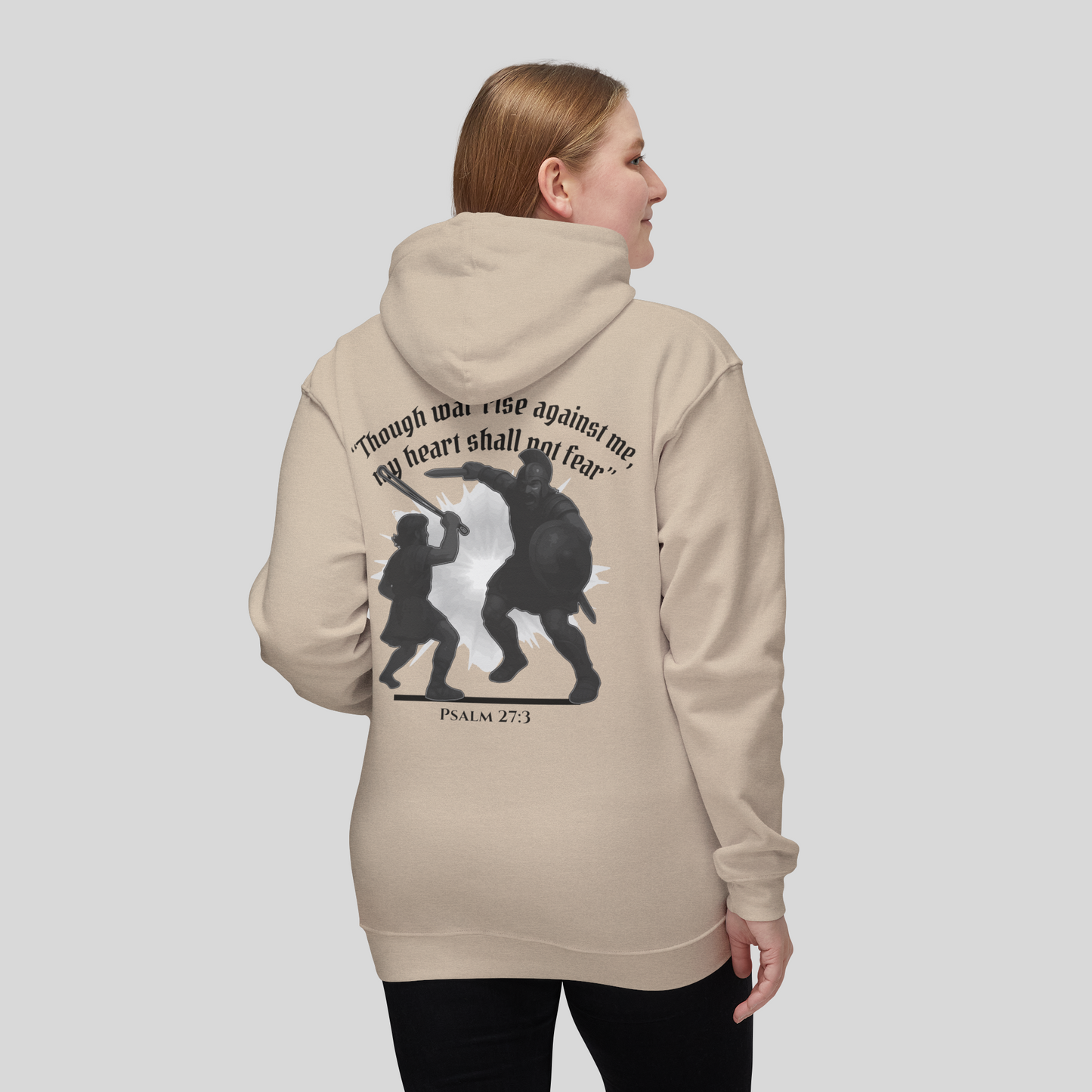 David vs Goliath - Women's Hoodie (Light Edition) Beige