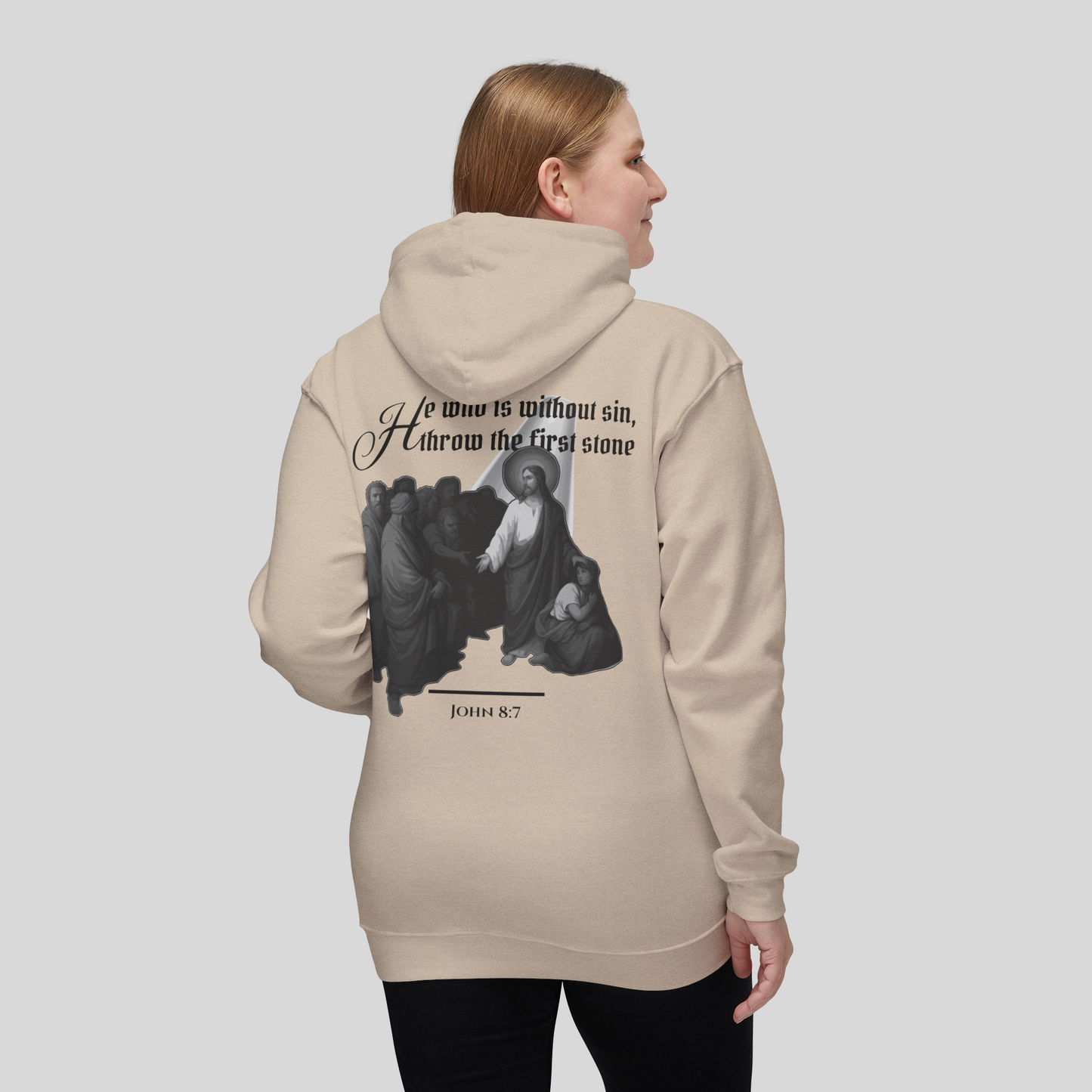 Without Sin - Women's Hoodie (Light Edition) Beige