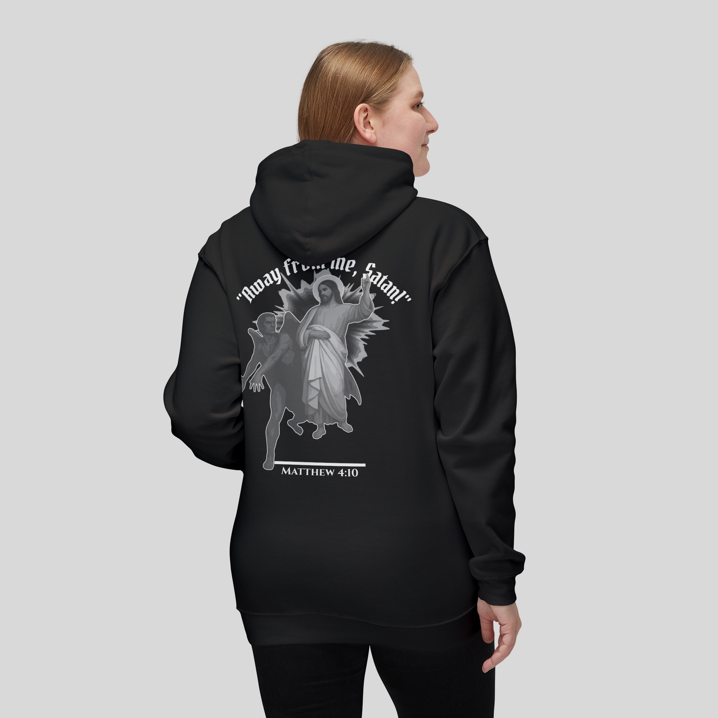 Temptation of Christ - Women's Hoodie (Dark Edition) Black