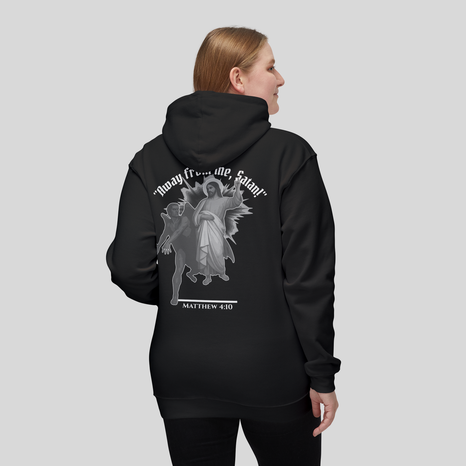 Temptation of Christ - Women's Hoodie (Dark Edition) Black