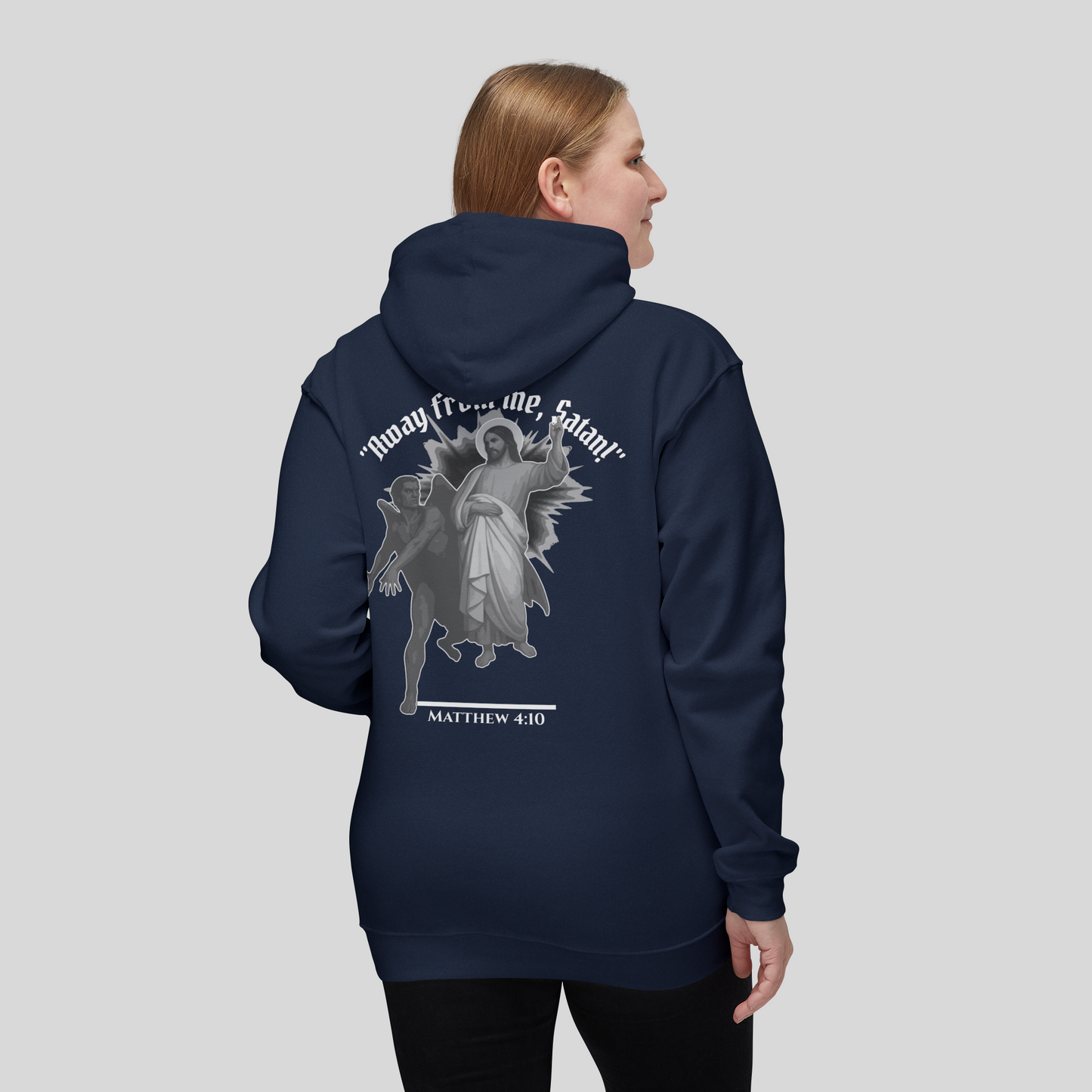 Temptation of Christ - Women's Hoodie (Dark Edition) Navy