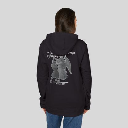 Strength and Shield - Women's Hoodie (Dark Edition) Black