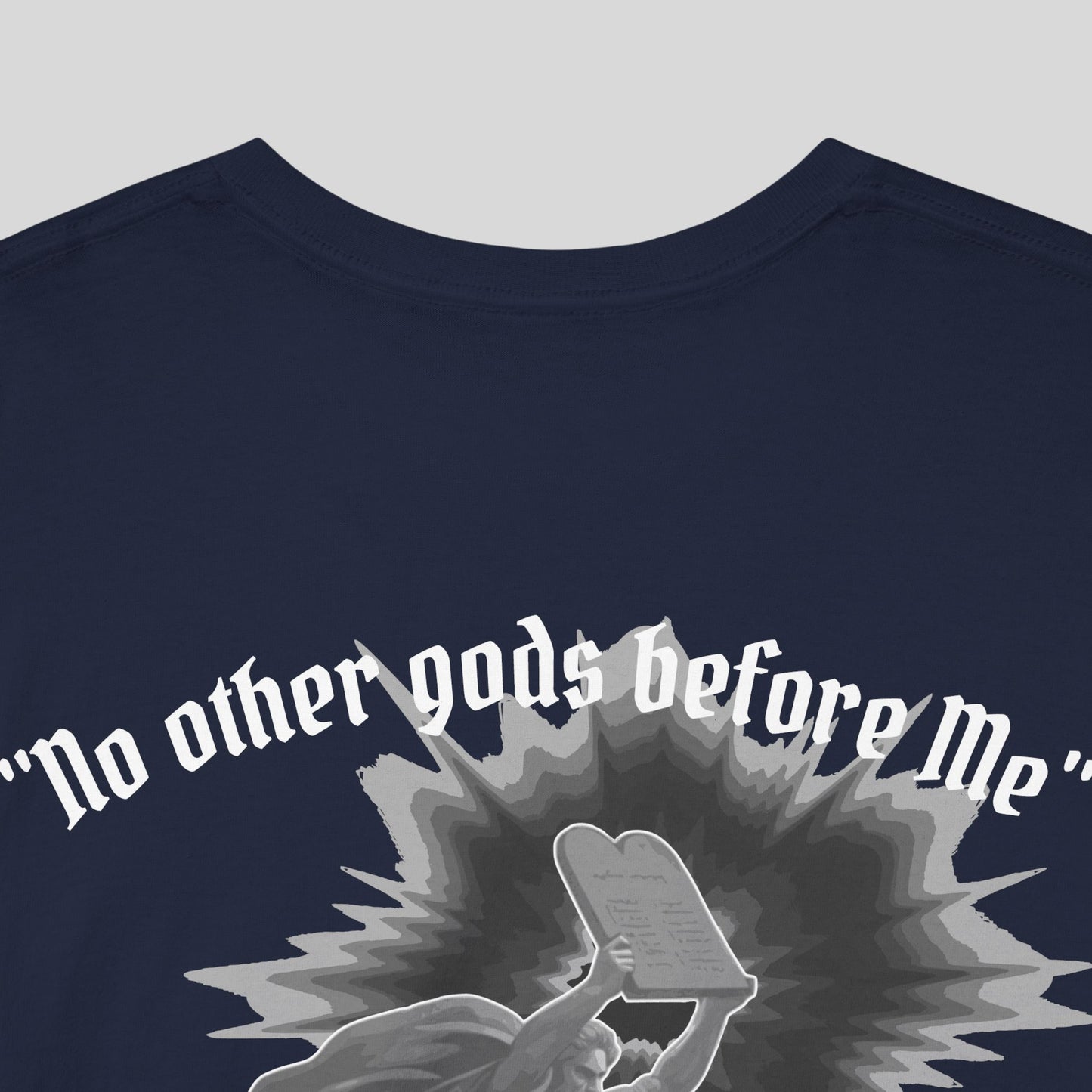 Moses Ten Commandments - Men's T-Shirt (Dark Edition)