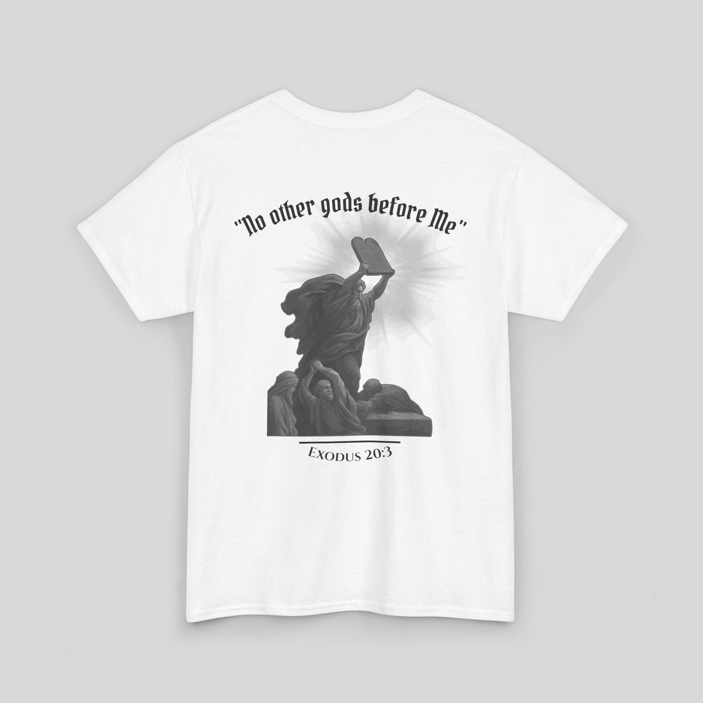 Moses Ten Commandments - Men's T-Shirt (Light Edition)