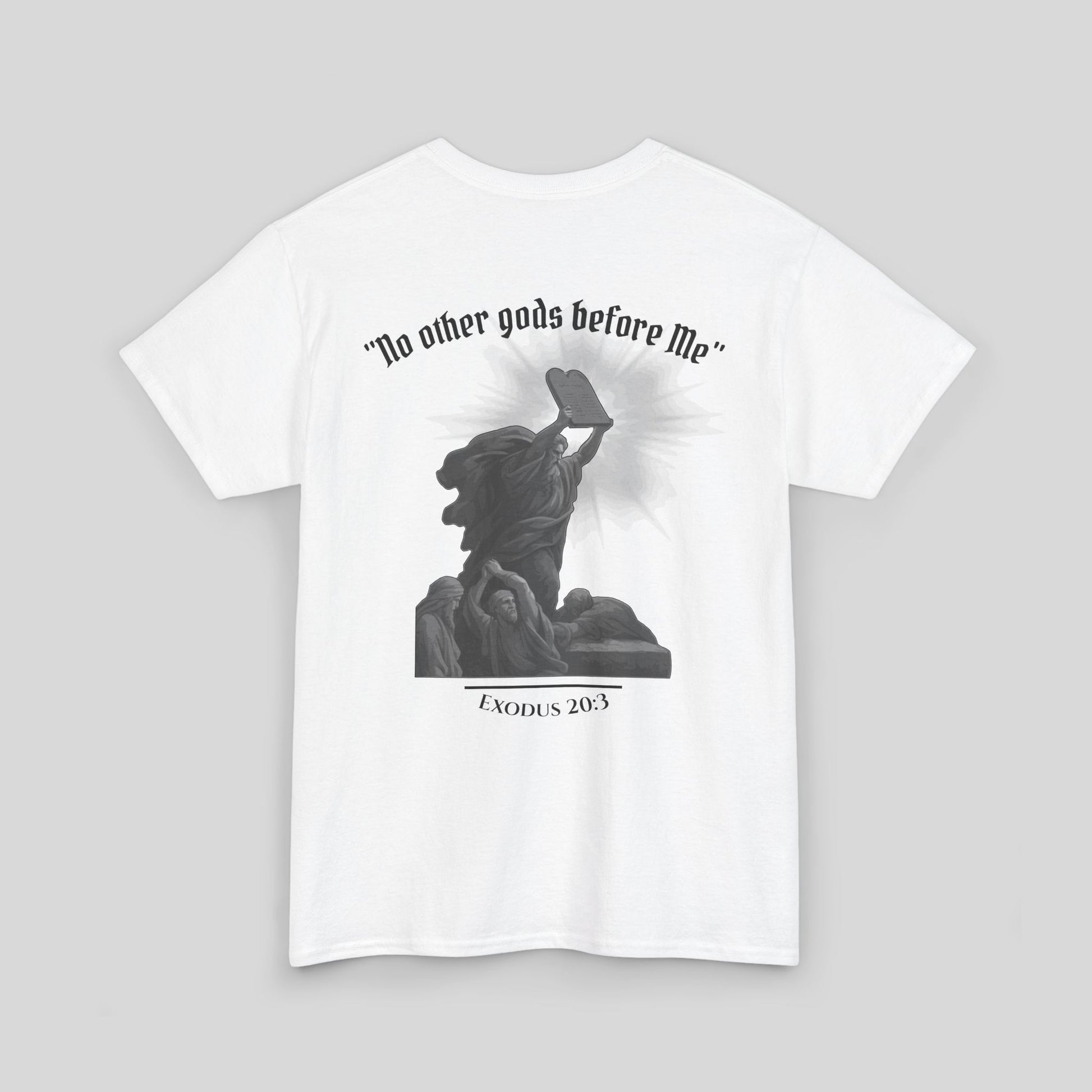 Moses Ten Commandments - Men's T-Shirt (Light Edition)